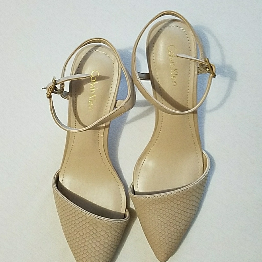 Calvin Klein slingback pumps